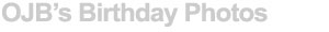 Birthday Photos