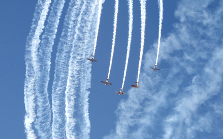 Aerobatics Smoke Trails